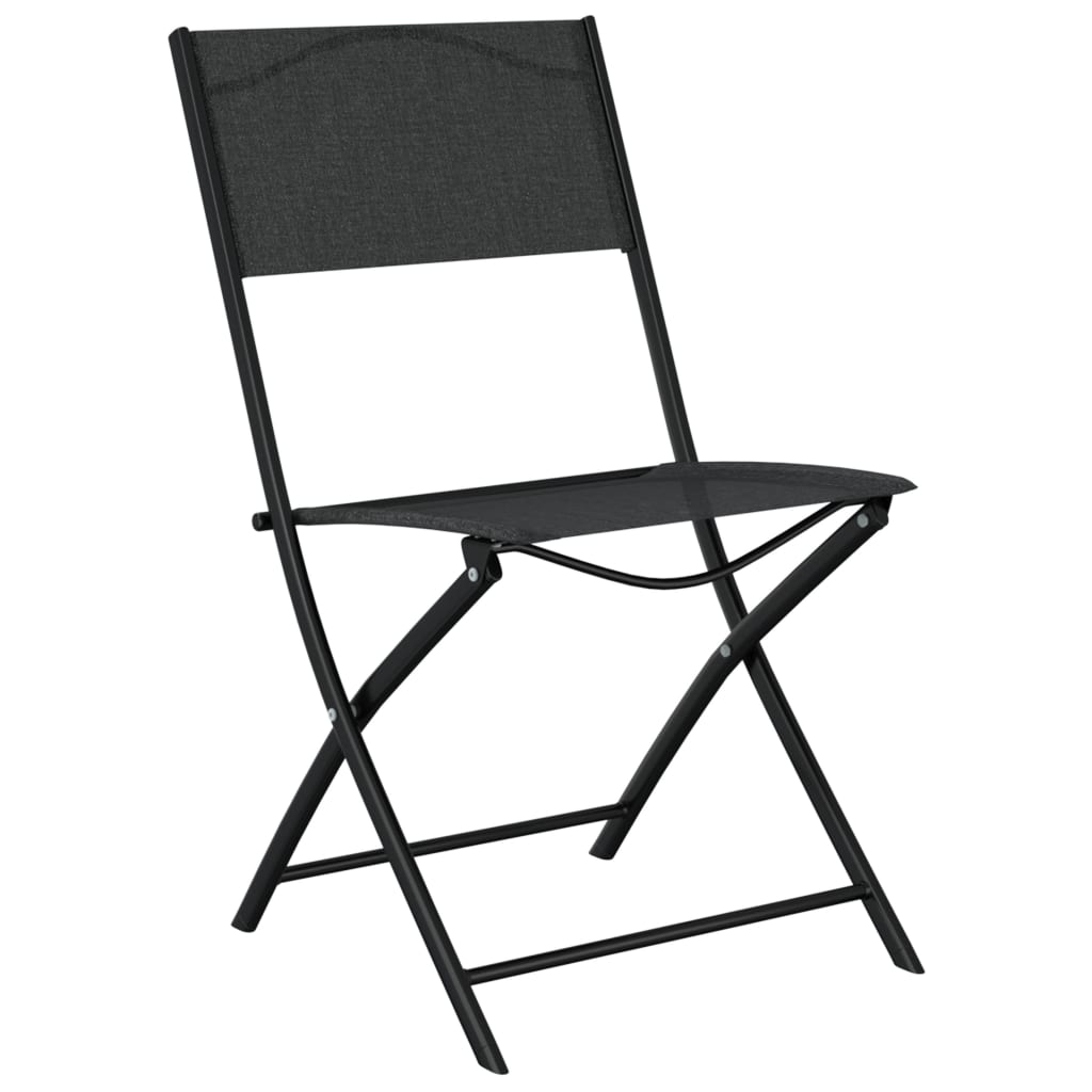 3-piece bistro set, steel, black