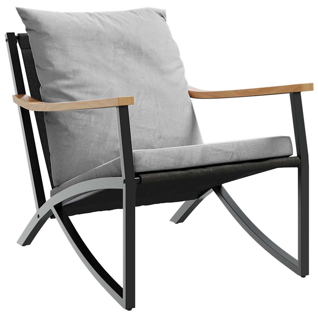 4-piece balcony furniture set with cushions,   garden bench