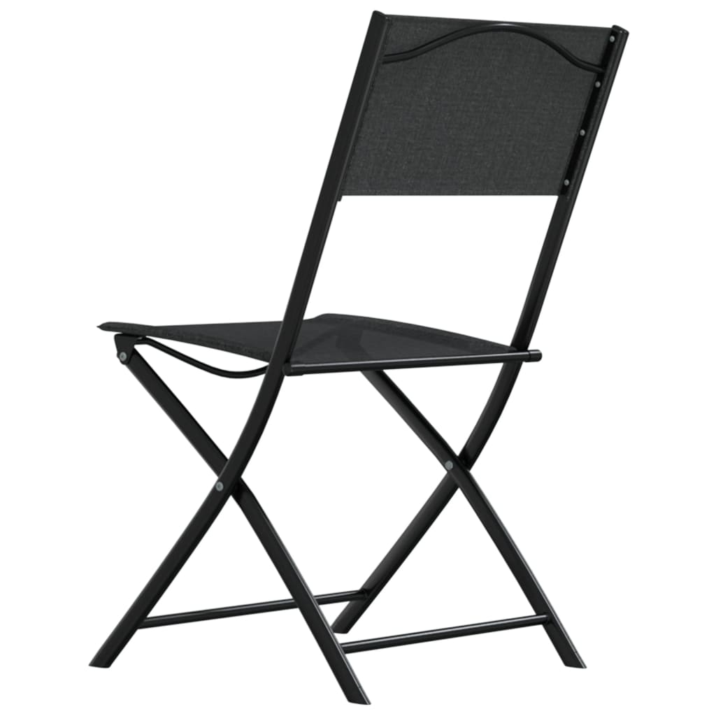 3-piece bistro set, steel, black