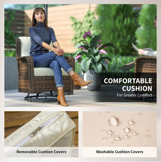 Pieces Patio Furniture Set