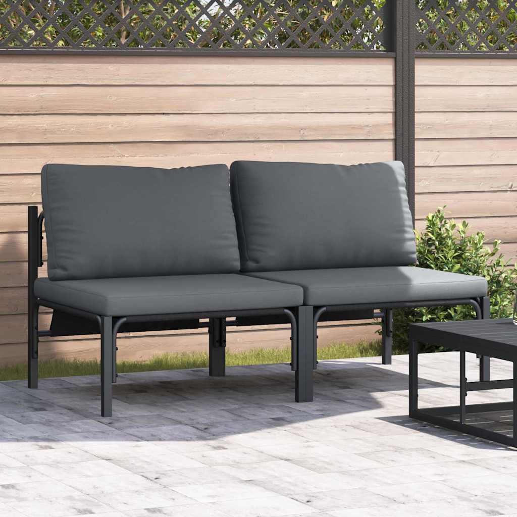 Garden Furniture with Cushions, Anthracite